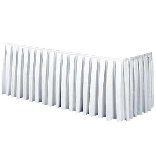 SKIRTING TISCHBEZUG FÜR BUFFET -WEIß