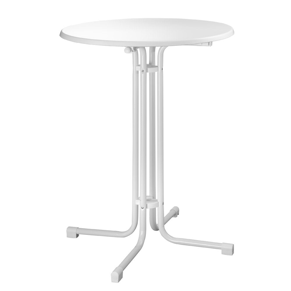 KLAPP-STEHTISCH GLORIA - Ø 70 x 110 cm - WEIß
