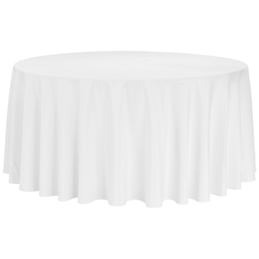 TISCHDECKE LUNA, BODENLANG - WEIß
