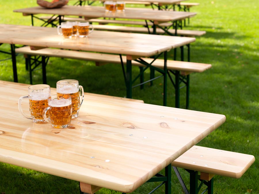 BIERTISCH BREIT, 220x80x78cm