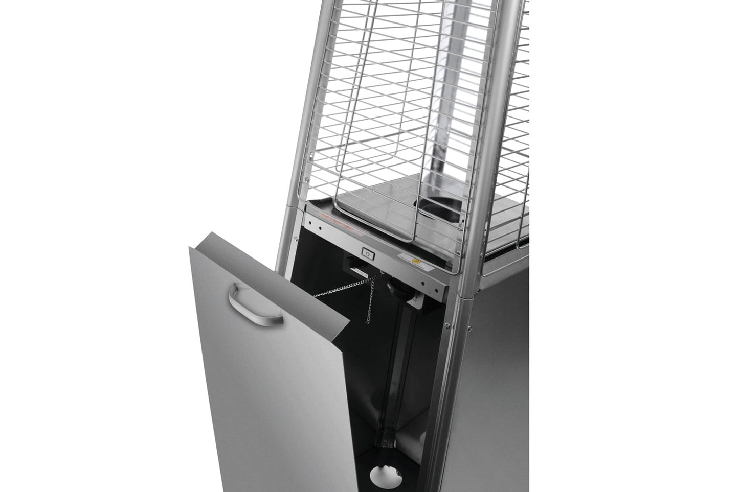 HEIZPILZ PYRAMIDE, H 223 cm x B 53 cm x T 53 cm