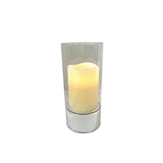 Kerzenglas mit LED Kerze